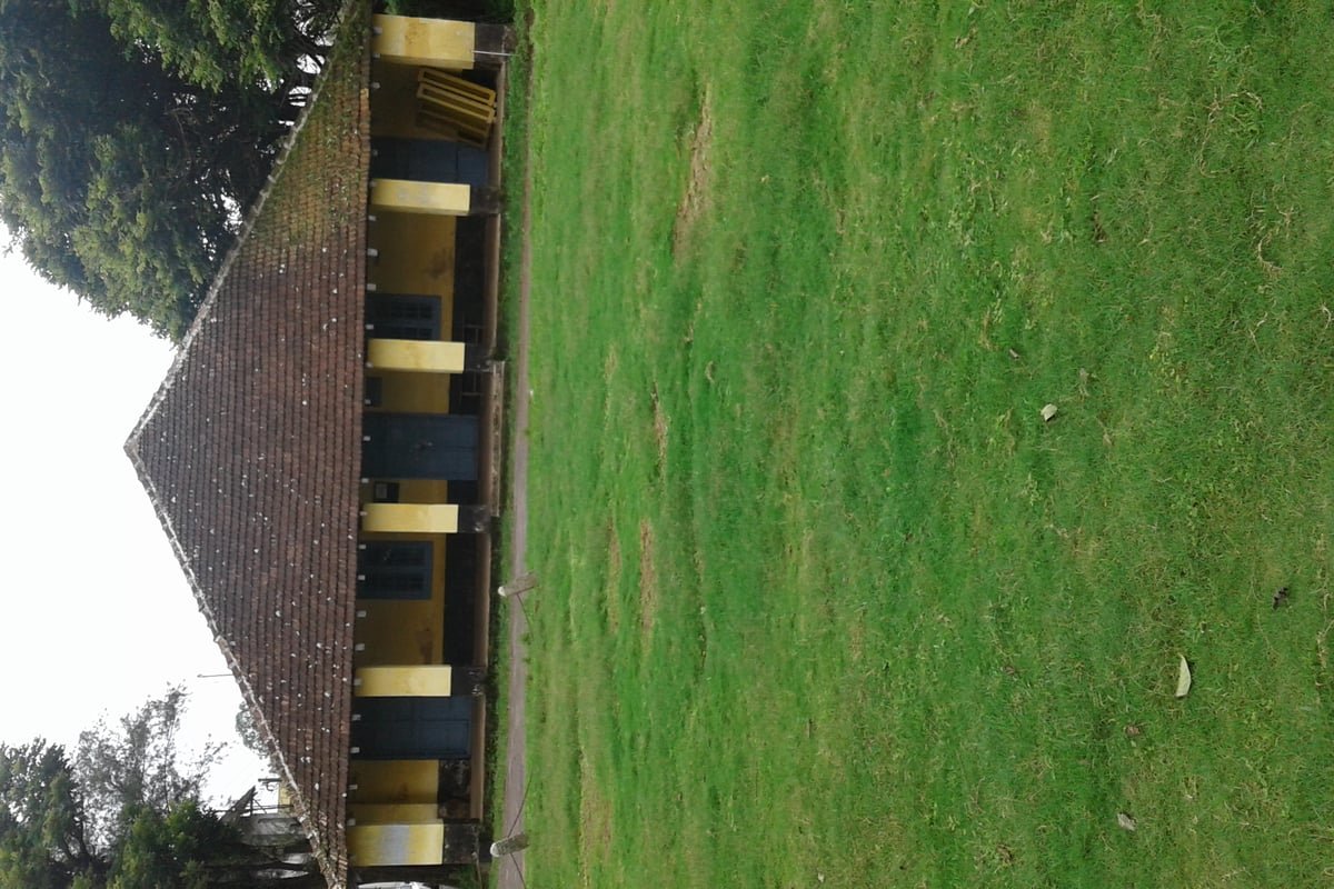 Historic stone ramparts of Madikeri Fort in Coorg